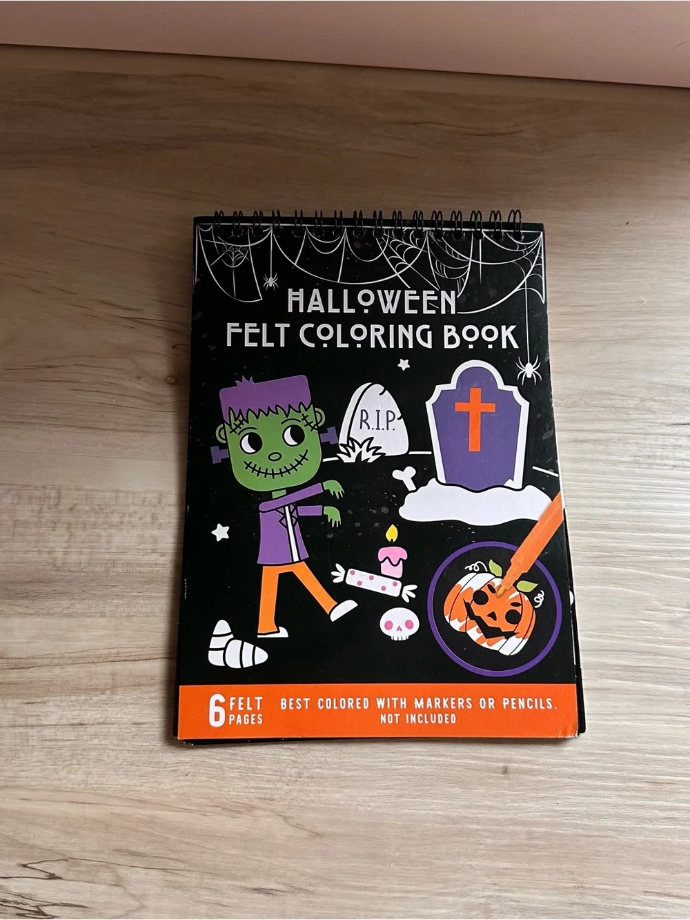 Halloween Felt Coloring Book